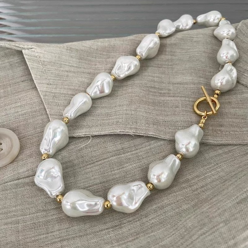 Baroque Style Pearl Necklace