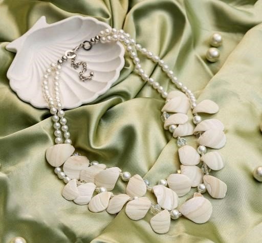 Ocean Pearl Statement Necklace