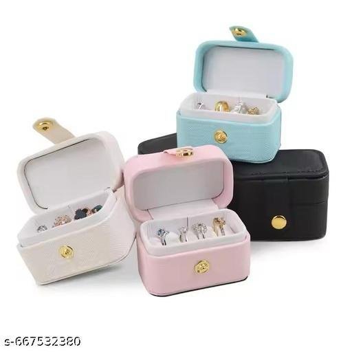 Leather Jewellery Organizer Box