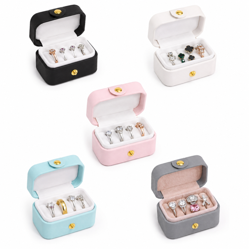 Leather Jewellery Organizer Box